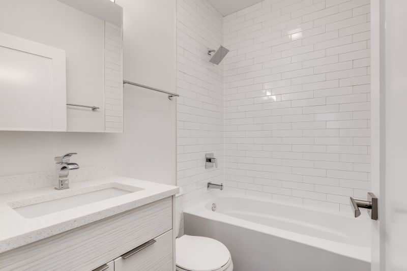 Bathroom Renovation with Refinished Bathtub