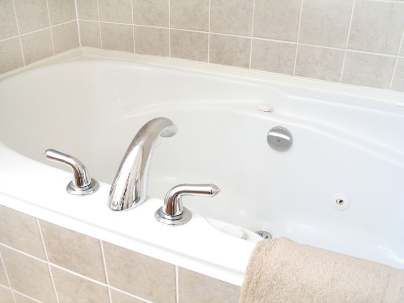 Refinished Bathtub with New Fixtures
