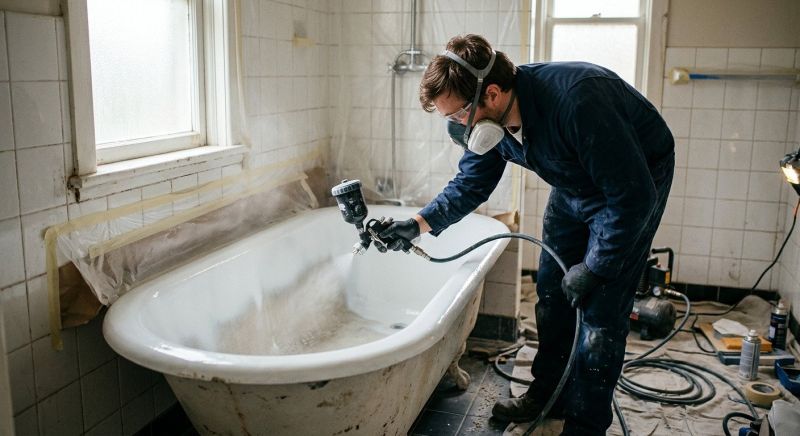 Bathtub Resurfacing project example